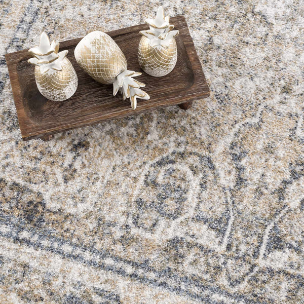 Hauteloom Arias SLLIARIASA1 Beige Machine Made Polyester Rug