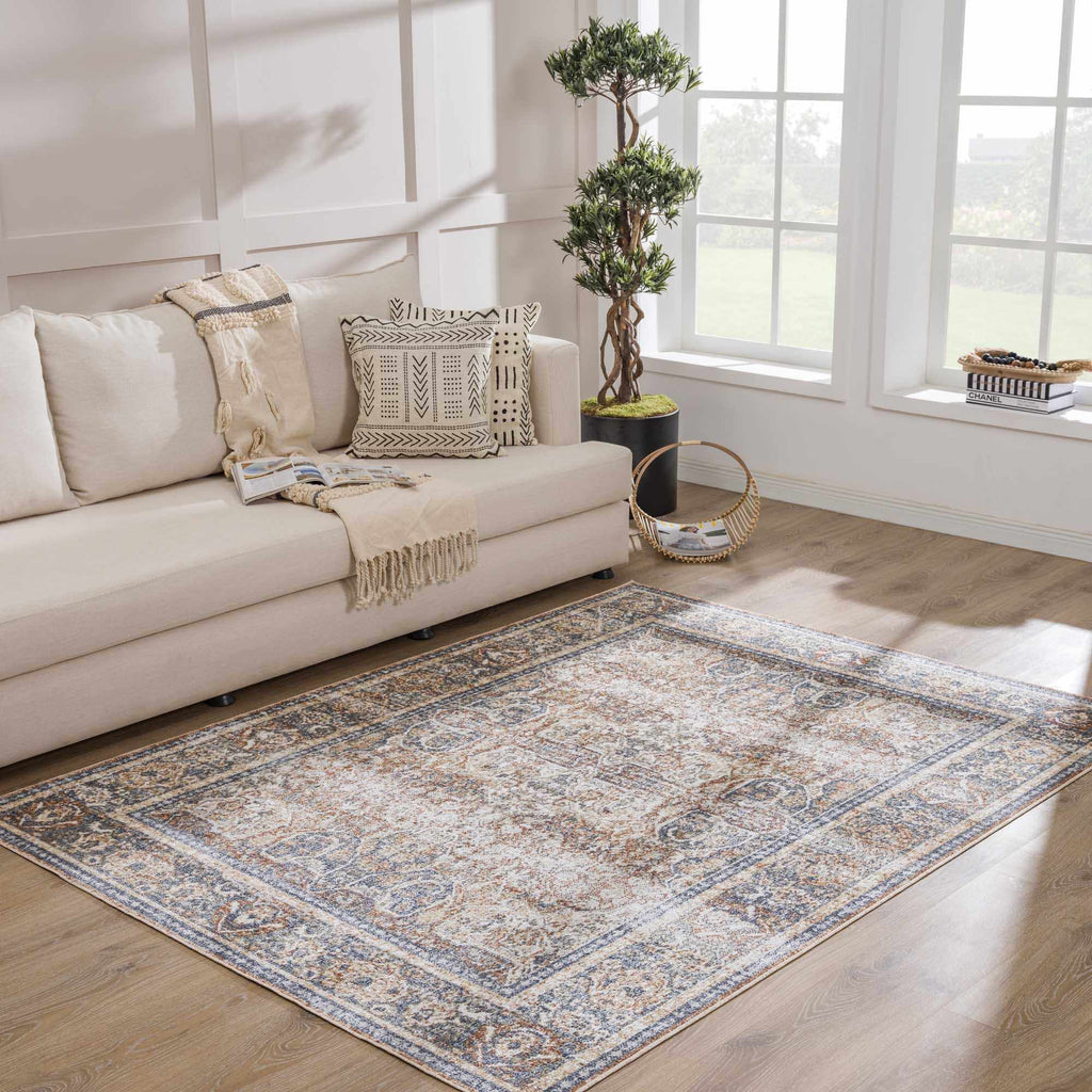 Hauteloom Arias SLLIARIASA2 Beige Machine Made Polyester Rug