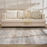 Hauteloom Arias SLLIARIASA2 Beige Machine Made Polyester Rug