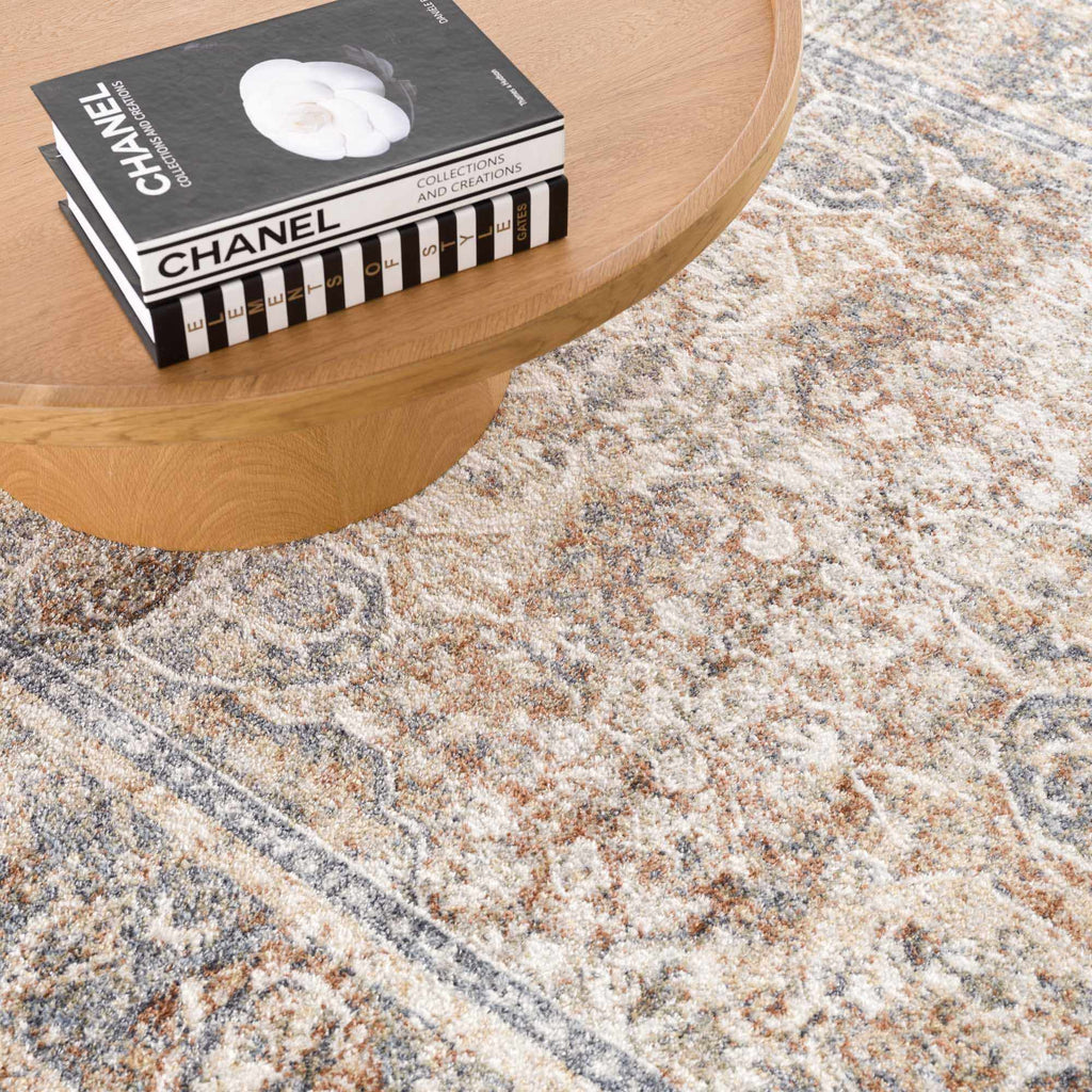 Hauteloom Arias SLLIARIASA2 Beige Machine Made Polyester Rug