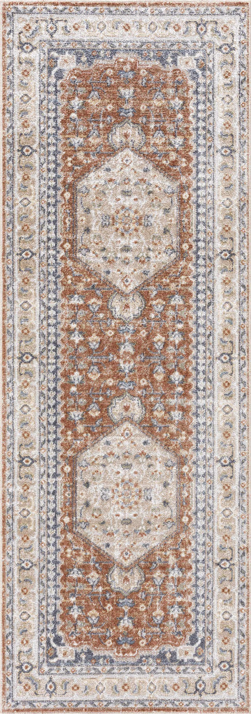Hauteloom Gael SLLIGAEL890 Dark Orange Machine Made Polyester Rug