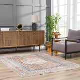 Hauteloom Gael SLLIGAEL890 Dark Orange Machine Made Polyester Rug