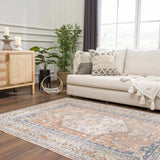 Hauteloom Gael SLLIGAEL890 Dark Orange Machine Made Polyester Rug