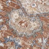 Hauteloom Gael SLLIGAEL890 Dark Orange Machine Made Polyester Rug