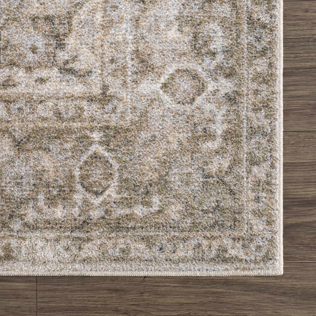 Hauteloom Gael SLLIGAEL823 Olive Machine Made Polyester Rug