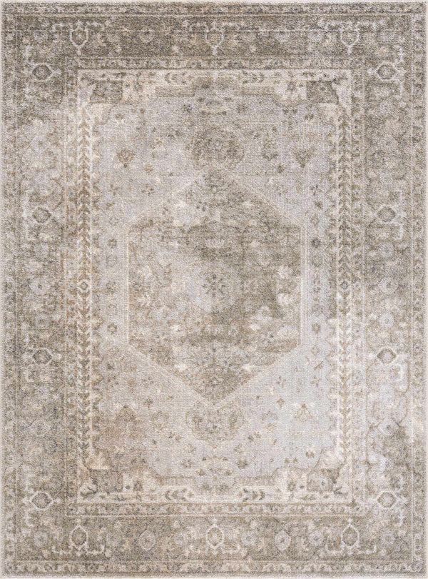 Hauteloom Gael SLLIGAEL823 Olive Machine Made Polyester Rug
