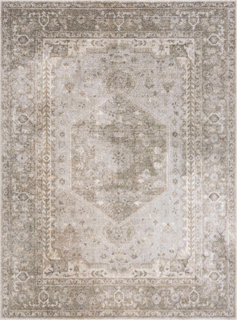 Hauteloom Gael SLLIGAEL823 Olive Machine Made Polyester Rug