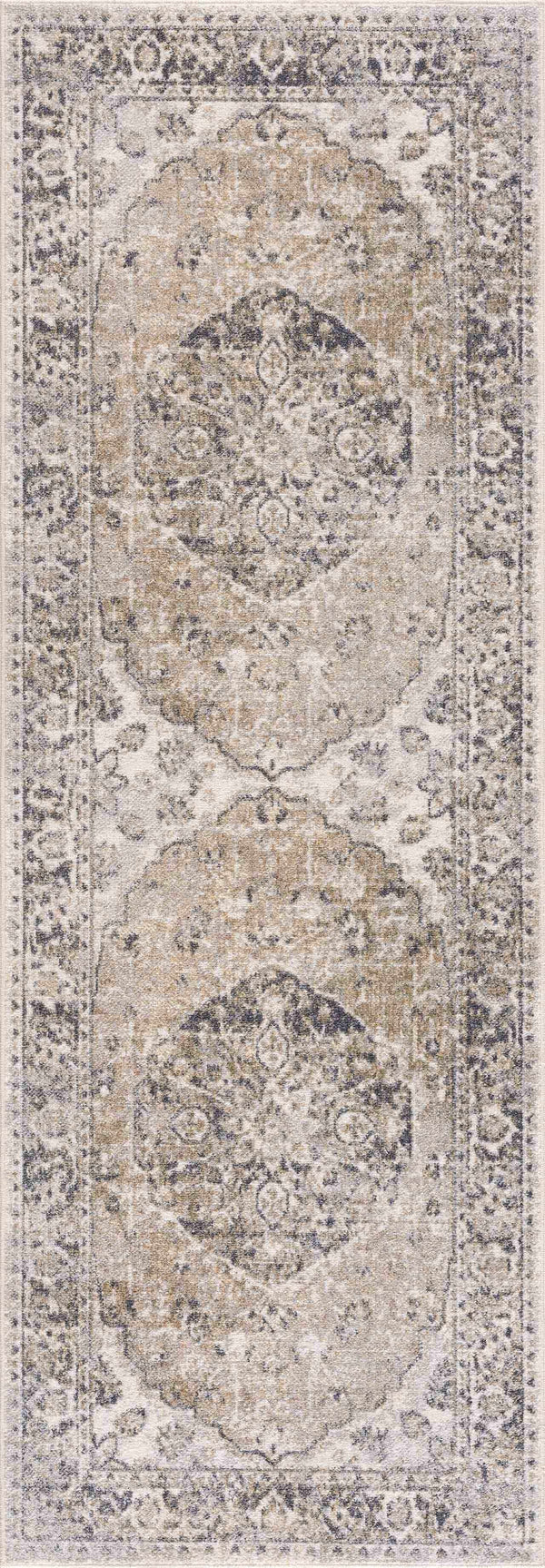 Hauteloom Rudo SLLIRUDOAA1 Light Brown Machine Made Polyester Rug