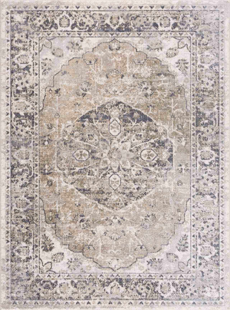Hauteloom Rudo SLLIRUDOAA1 Light Brown Machine Made Polyester Rug