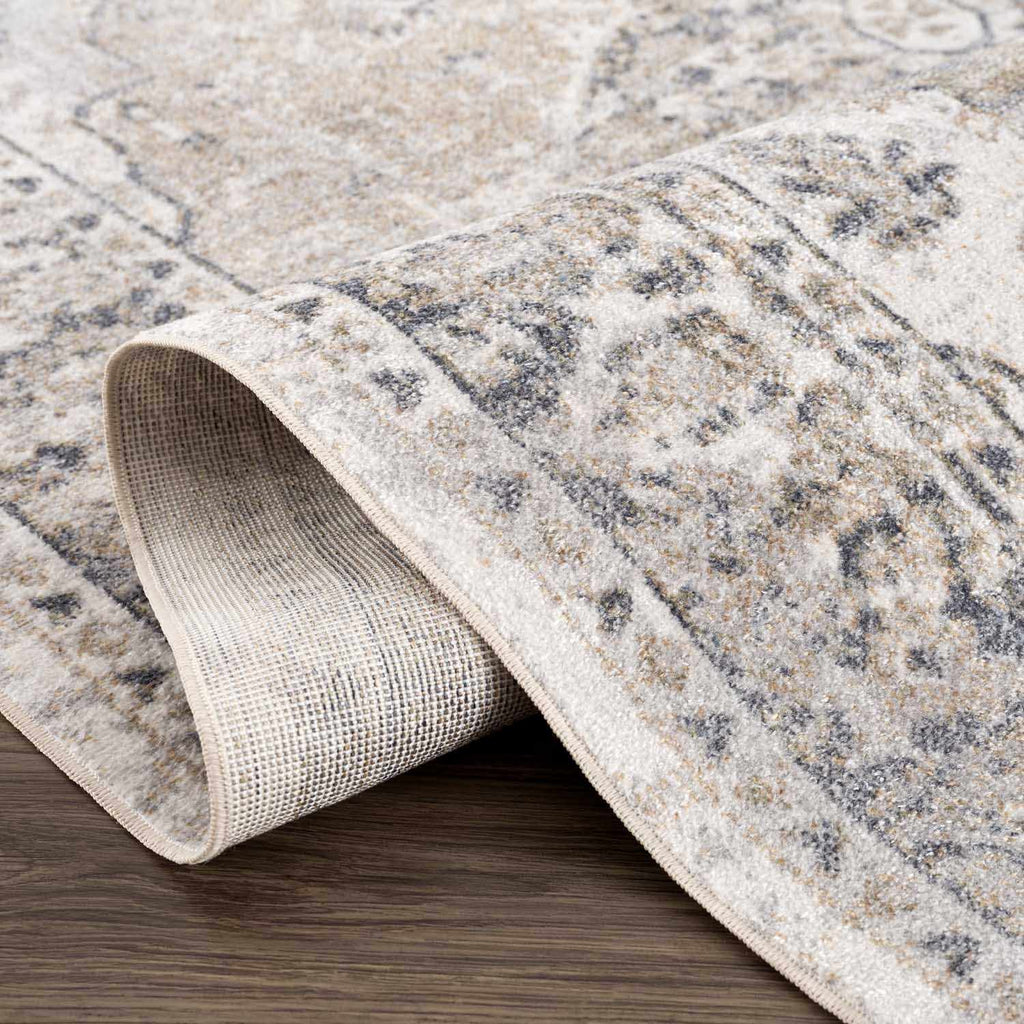 Hauteloom Rudo SLLIRUDOAA1 Light Brown Machine Made Polyester Rug