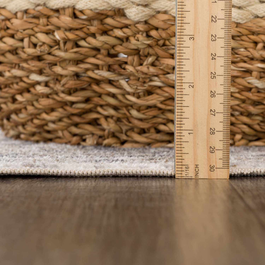 Hauteloom Rudo SLLIRUDOAA1 Light Brown Machine Made Polyester Rug