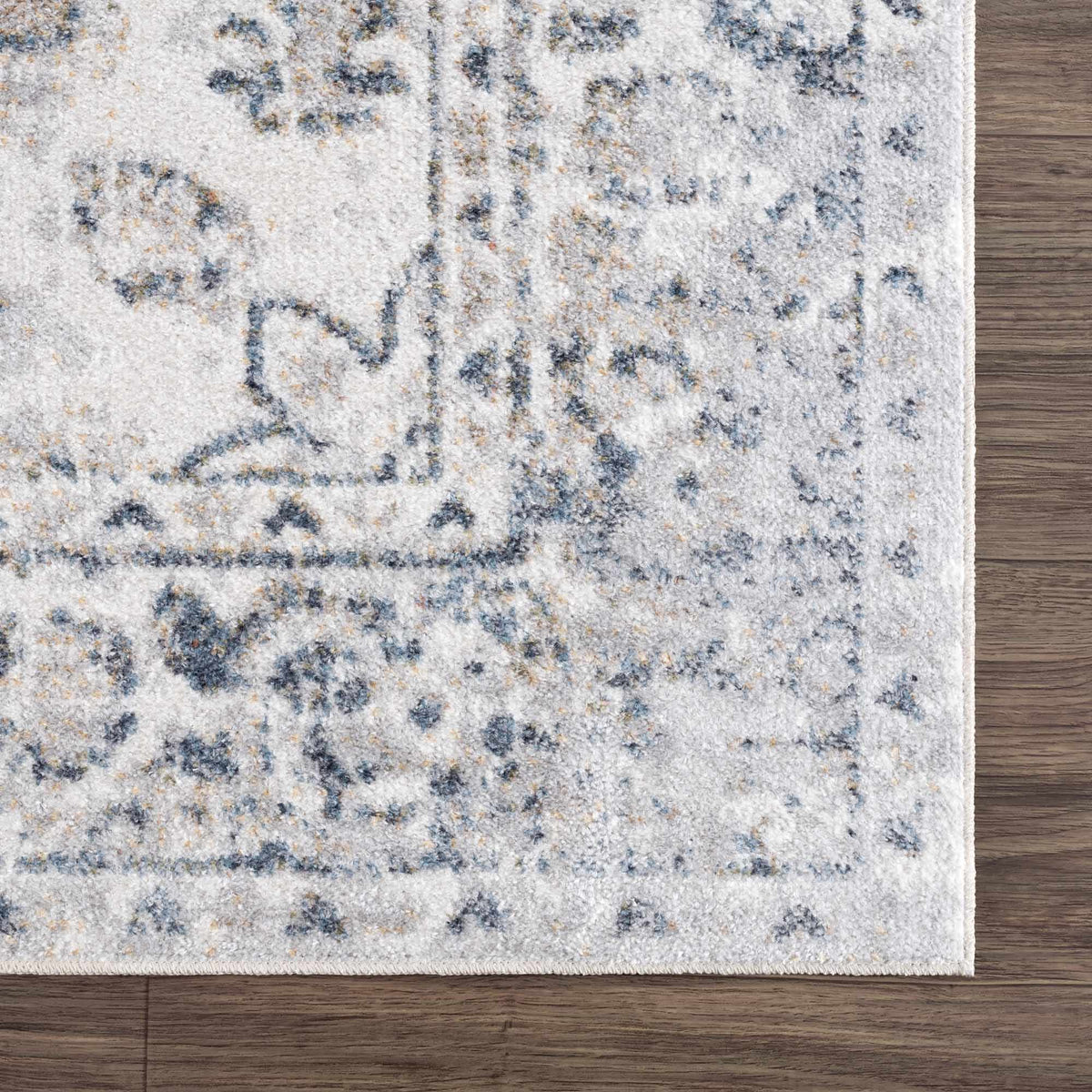 Hauteloom Rudo SLLIRUDOAA2 Light Gray Machine Made Polyester Rug