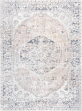Hauteloom Rudo SLLIRUDOAA2 Light Gray Machine Made Polyester Rug