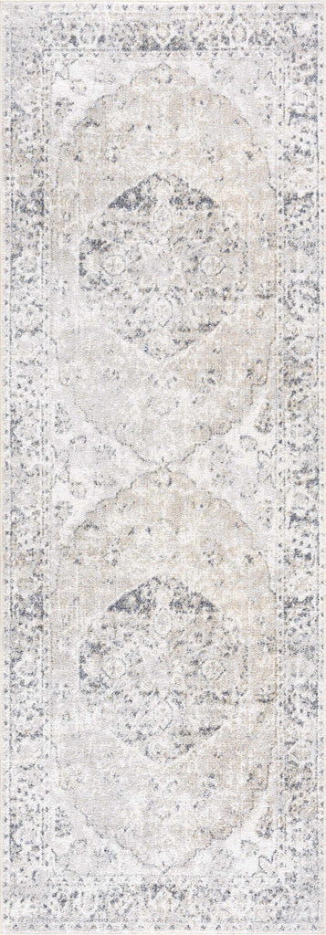 Hauteloom Rudo SLLIRUDOAA2 Light Gray Machine Made Polyester Rug