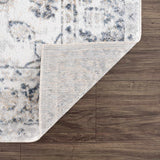 Hauteloom Rudo SLLIRUDOAA2 Light Gray Machine Made Polyester Rug