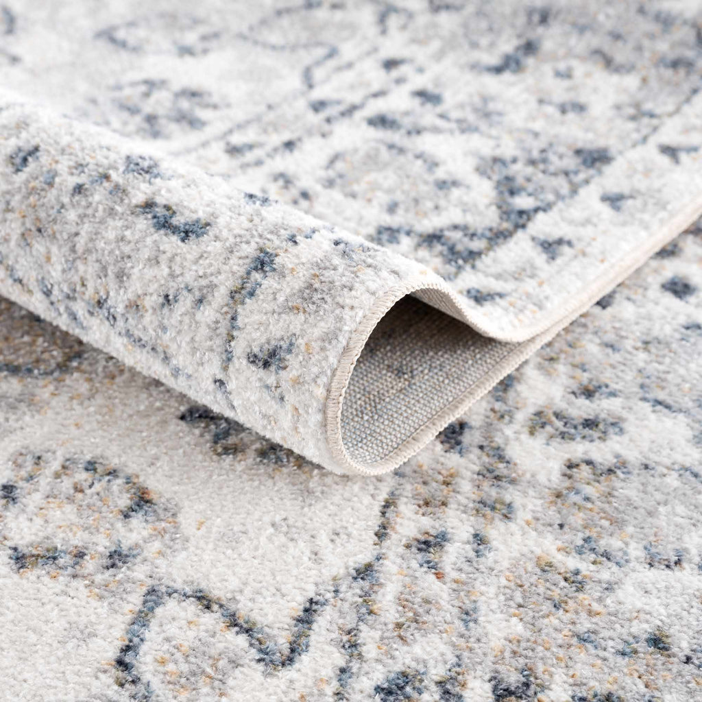 Hauteloom Rudo SLLIRUDOAA2 Light Gray Machine Made Polyester Rug
