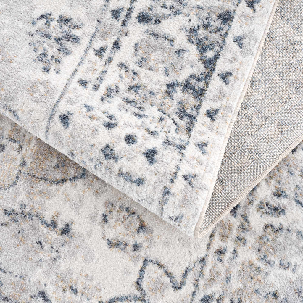 Hauteloom Rudo SLLIRUDOAA2 Light Gray Machine Made Polyester Rug