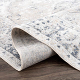 Hauteloom Rudo SLLIRUDOAA2 Light Gray Machine Made Polyester Rug
