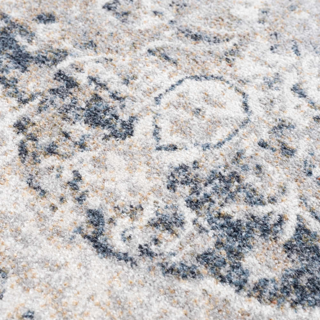 Hauteloom Rudo SLLIRUDOAA2 Light Gray Machine Made Polyester Rug