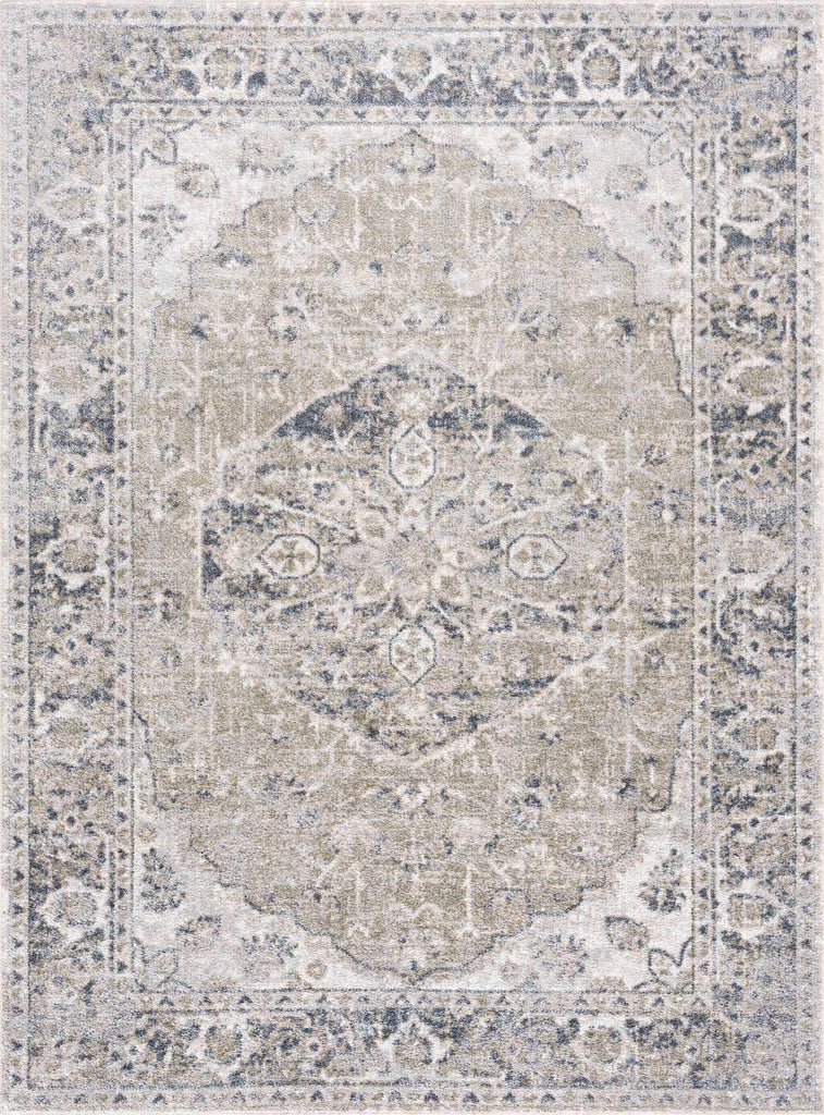 Hauteloom Rudo SLLIRUDOAA3 Gray Machine Made Polyester Rug