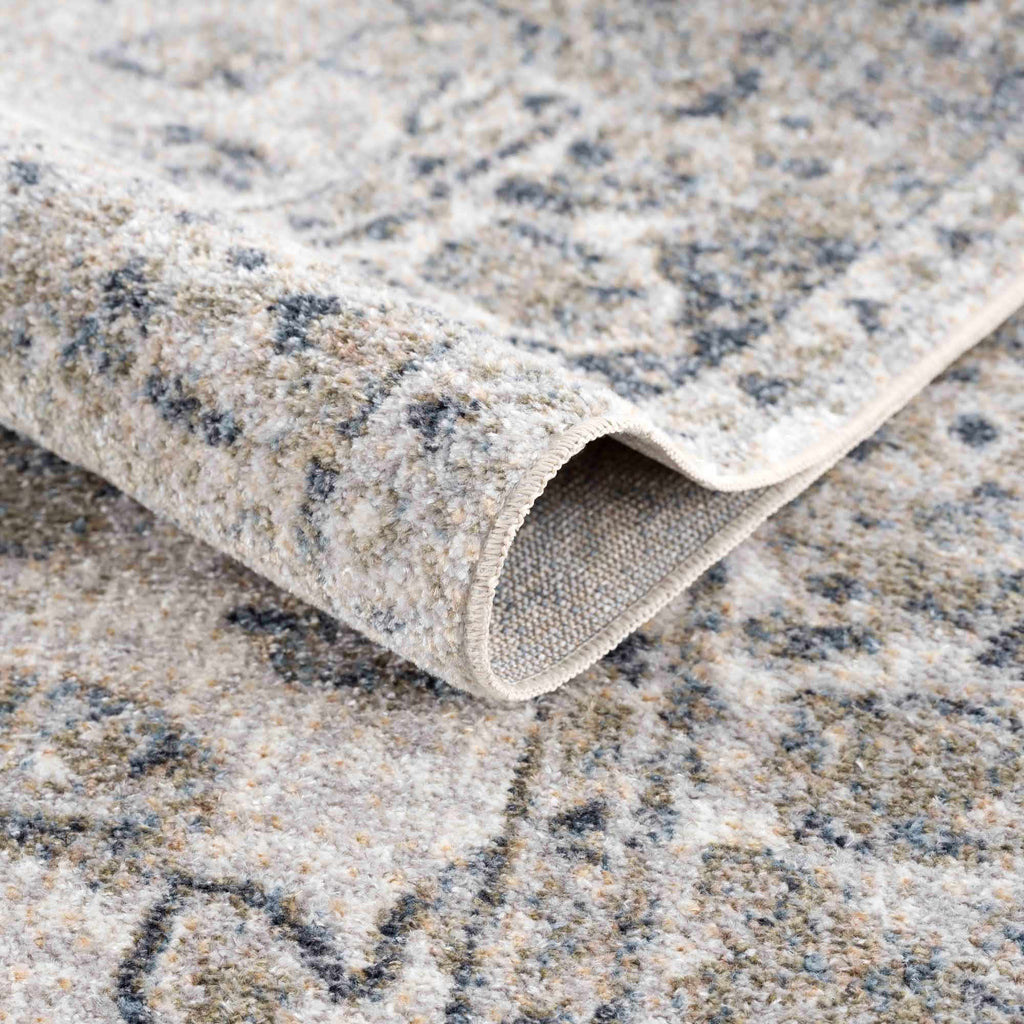 Hauteloom Rudo SLLIRUDOAA3 Gray Machine Made Polyester Rug