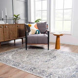 Hauteloom Rudo SLLIRUDOAA3 Gray Machine Made Polyester Rug