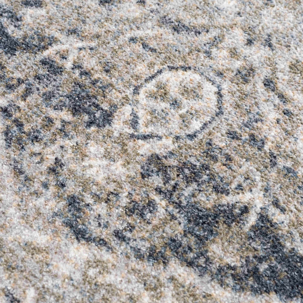 Hauteloom Rudo SLLIRUDOAA3 Gray Machine Made Polyester Rug