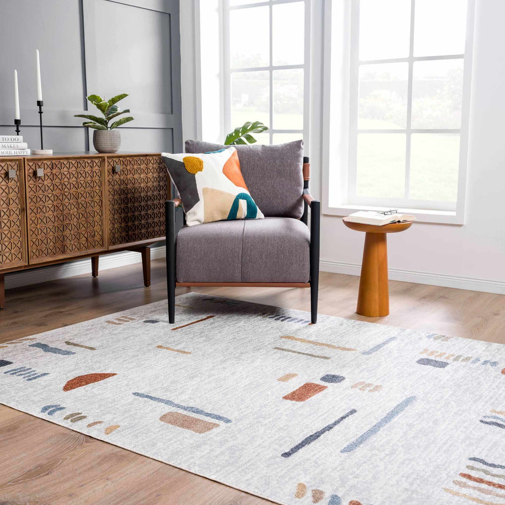 Hauteloom Arnon SLLIARNONA1 Gray Machine Made Polyester Rug