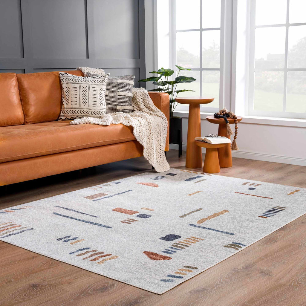 Hauteloom Arnon SLLIARNONA1 Gray Machine Made Polyester Rug
