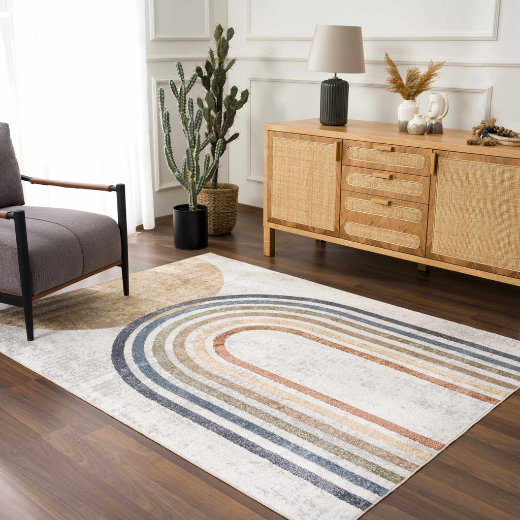 Hauteloom Giza SLLIGIZA890 Navy Machine Made Polyester Rug
