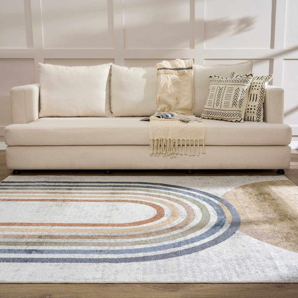 Hauteloom Giza SLLIGIZA890 Navy Machine Made Polyester Rug