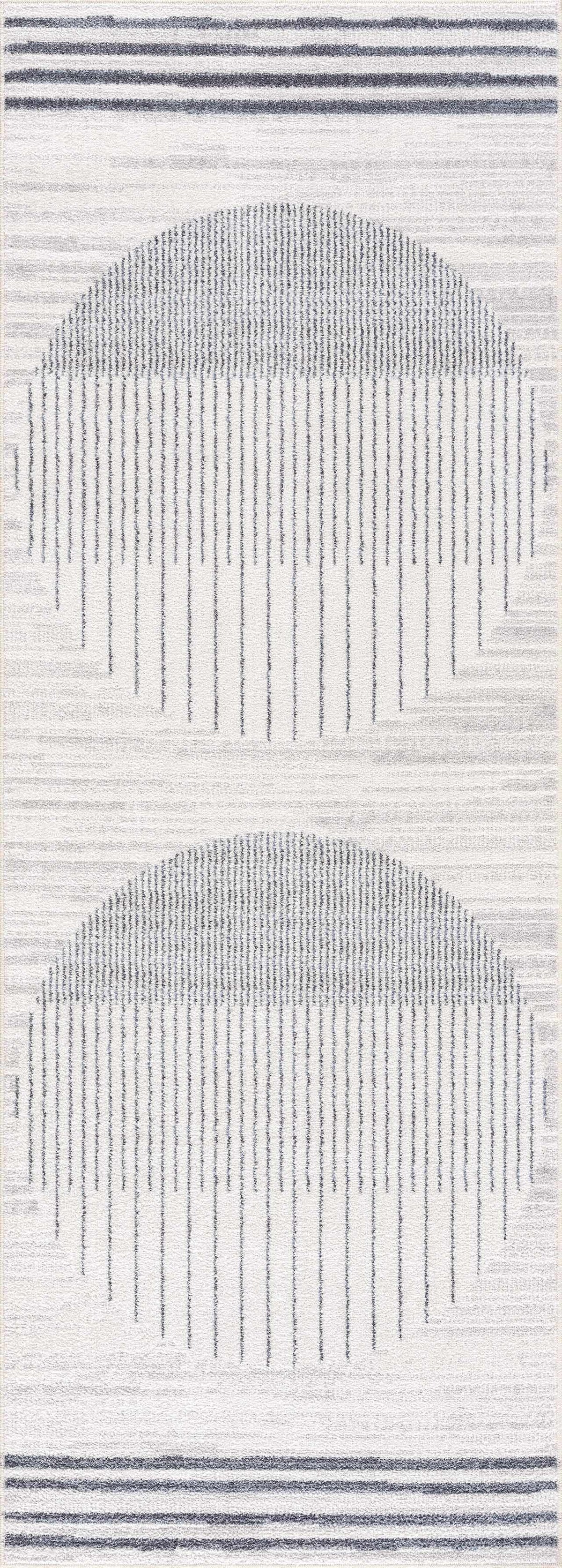Hauteloom Thad SLLITHAD8A1 Gray Machine Made Polyester Rug