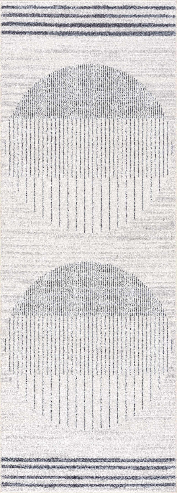 Hauteloom Thad SLLITHAD8A1 Gray Machine Made Polyester Rug