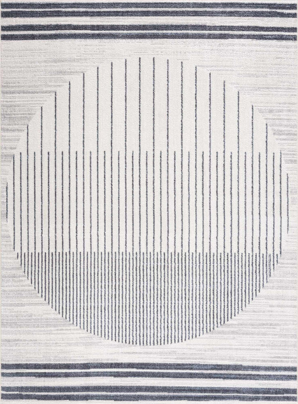Hauteloom Thad SLLITHAD8A1 Gray Machine Made Polyester Rug