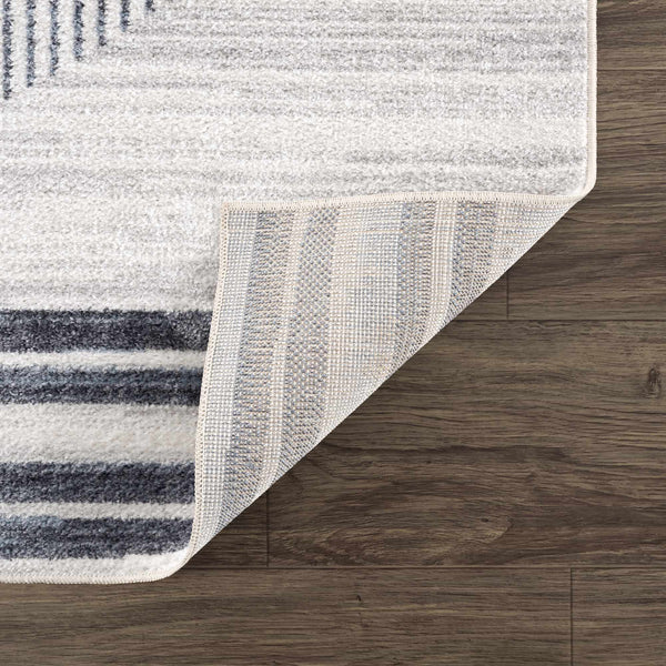 Hauteloom Thad SLLITHAD8A1 Gray Machine Made Polyester Rug
