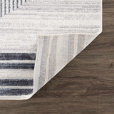 Hauteloom Thad SLLITHAD8A1 Gray Machine Made Polyester Rug