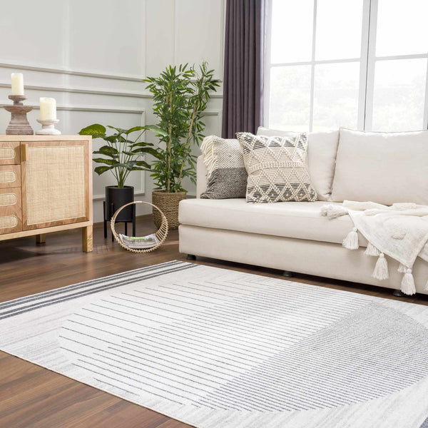Hauteloom Thad SLLITHAD8A1 Gray Machine Made Polyester Rug