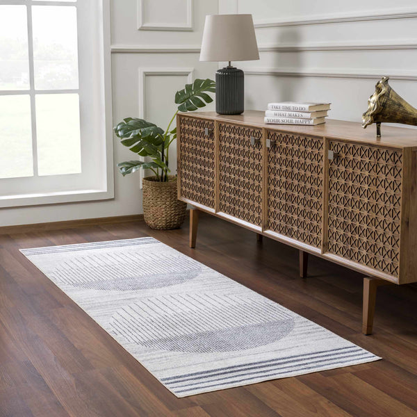 Hauteloom Thad SLLITHAD8A1 Gray Machine Made Polyester Rug