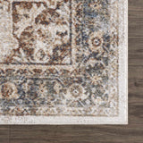 Hauteloom Fang SLLIFANG825 Navy Machine Made Polyester Rug