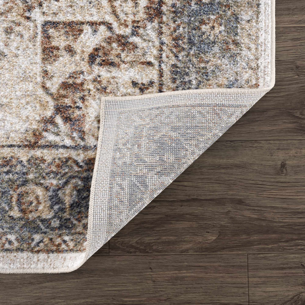 Hauteloom Fang SLLIFANG825 Navy Machine Made Polyester Rug