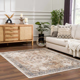 Hauteloom Fang SLLIFANG825 Navy Machine Made Polyester Rug