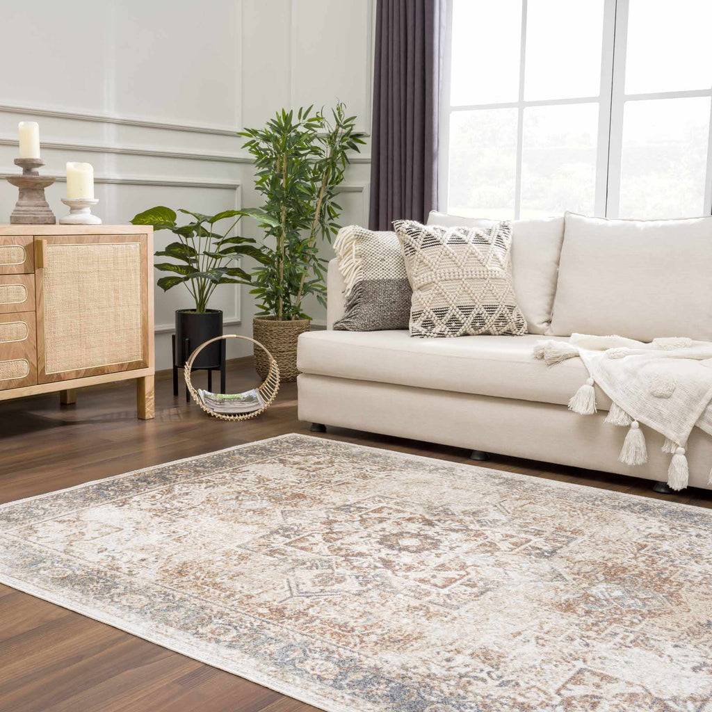 Hauteloom Fang SLLIFANG825 Navy Machine Made Polyester Rug