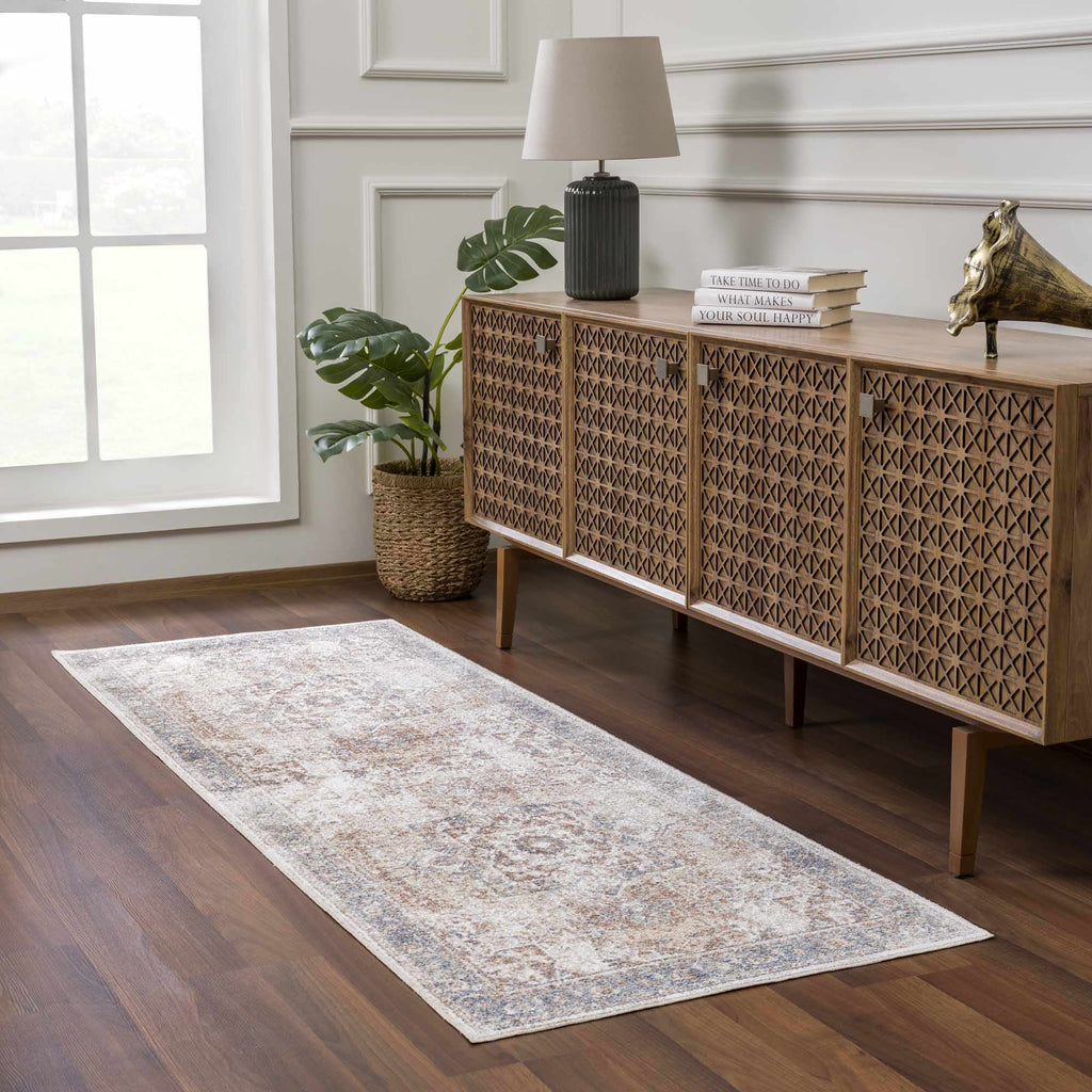 Hauteloom Fang SLLIFANG825 Navy Machine Made Polyester Rug