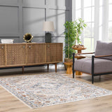 Hauteloom Erez SLLIEREZ890 Navy Machine Made Polyester Rug