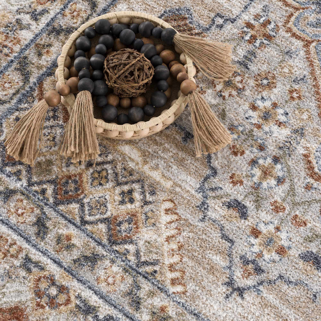 Hauteloom Erez SLLIEREZ890 Navy Machine Made Polyester Rug