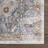 Hauteloom Afya SLLIAFYA890 Navy Machine Made Polyester Rug