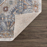 Hauteloom Afya SLLIAFYA890 Navy Machine Made Polyester Rug