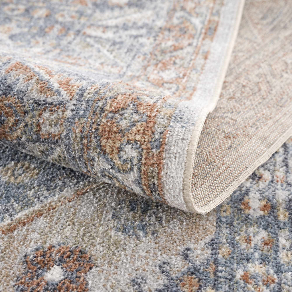 Hauteloom Afya SLLIAFYA890 Navy Machine Made Polyester Rug