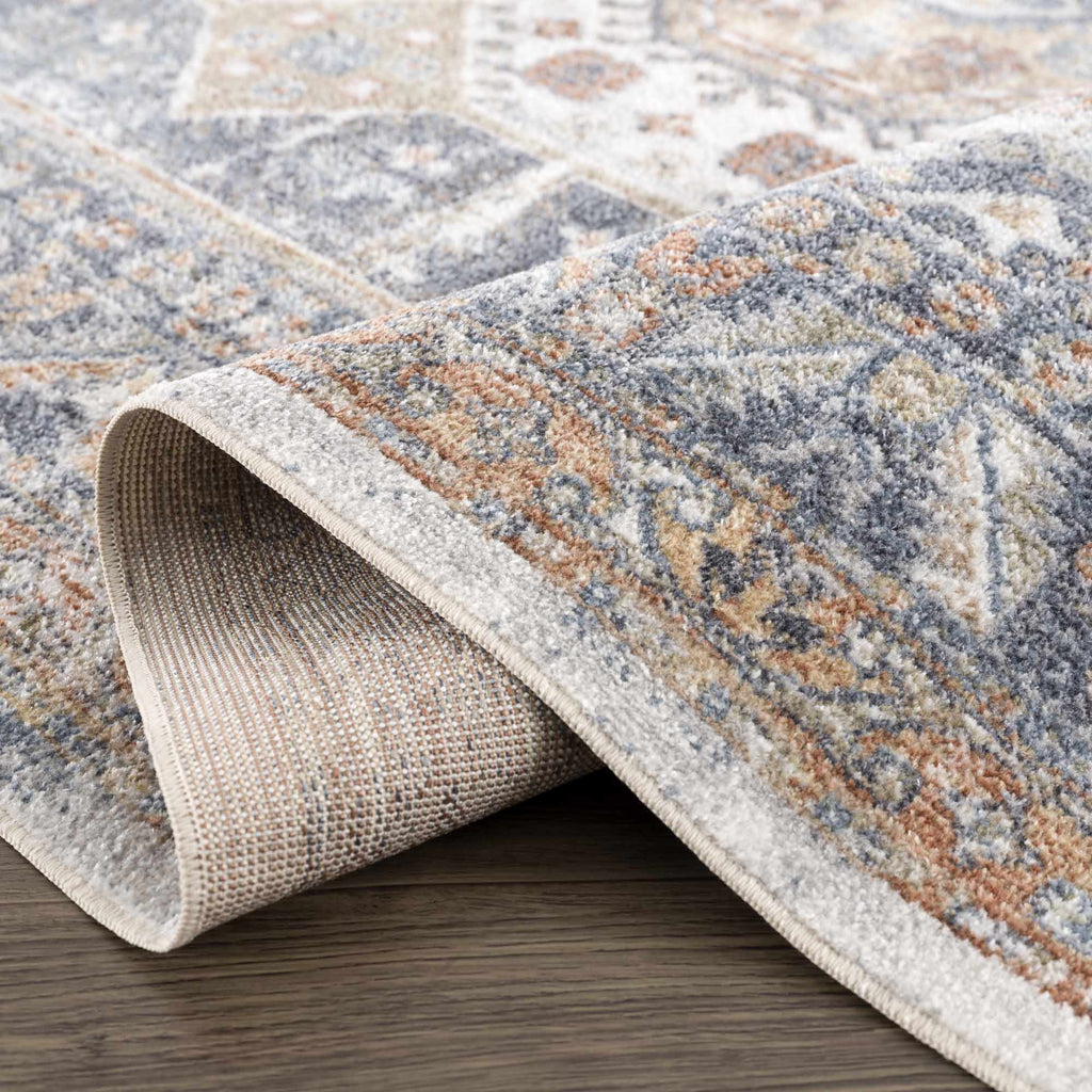 Hauteloom Afya SLLIAFYA890 Navy Machine Made Polyester Rug