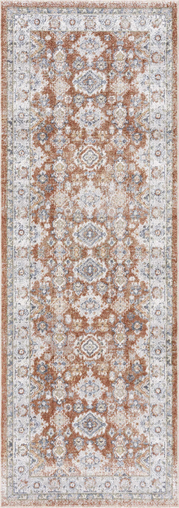 Hauteloom Ezio SLLIEZIO824 Rust Machine Made Polyester Rug